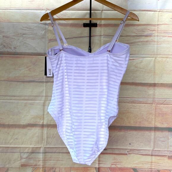 Womens size Lg NWT Kenneth Cole one piece belly toning bathing suit - Picture 2 of 11